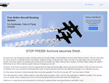 Tablet Screenshot of airchunk.com